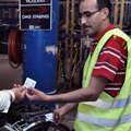 U-Stal scan inname ticket door medewerker 