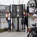 U-Stal Afbeelding achter ingang Fietsenstalling Smakkelaarsveld